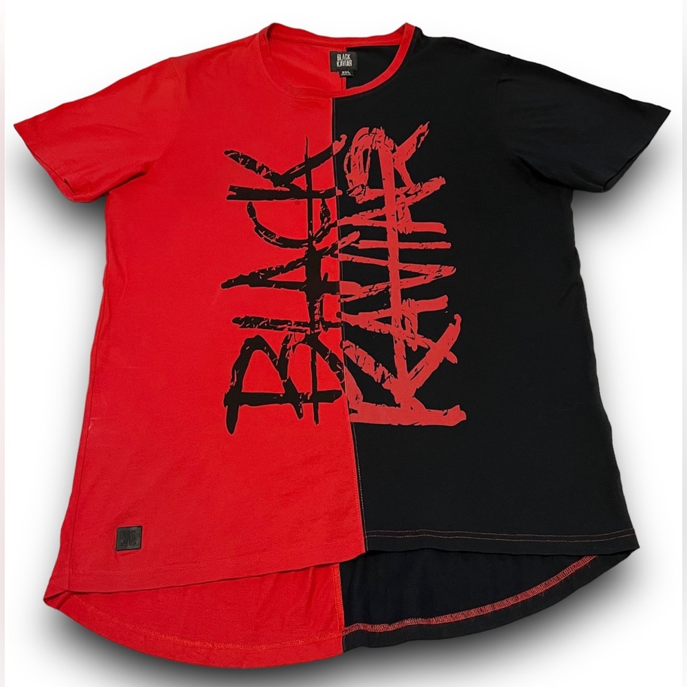 ⭐️ Black Kaviar Two-Toned Big & Tall T-Shirt